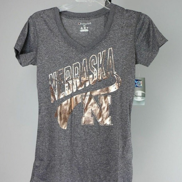 Tops - Nebraska Cornhuskers Women's V-Neck T-Shirt Tops - Nebraska Cornhuskers Women's V-Neck T-Shirt